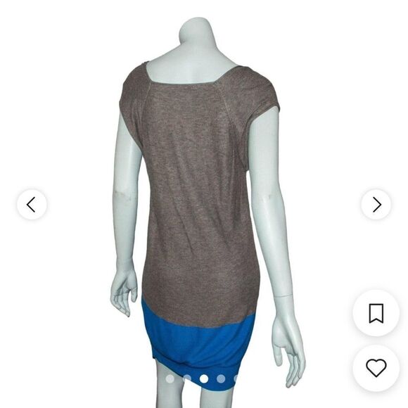 Alexander Wang T by Alexander Wang Sweater Dress Colorblock NWOT - Picture 2 of 5